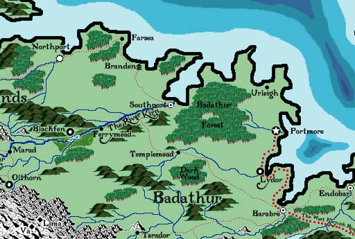 Map of Badathur